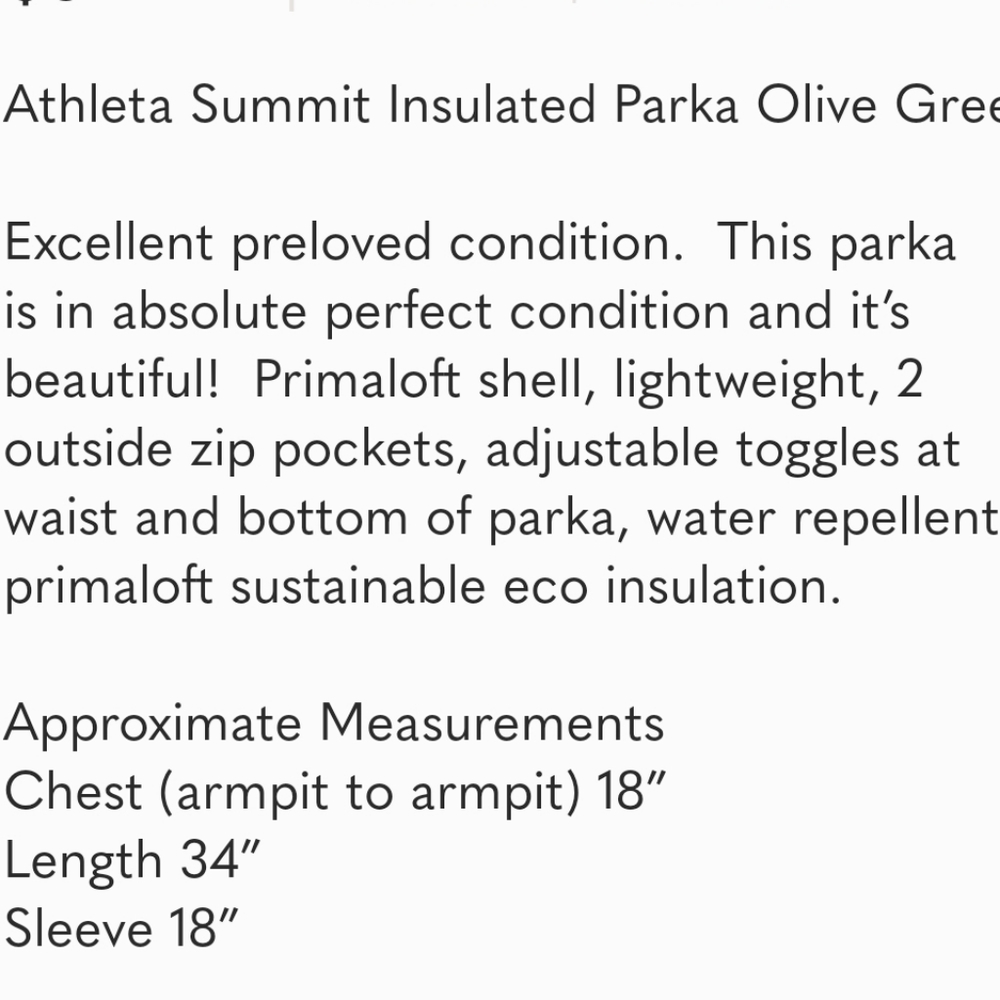 Athleta Summit Insulated Primaloft Shell Jacket, … - image 5